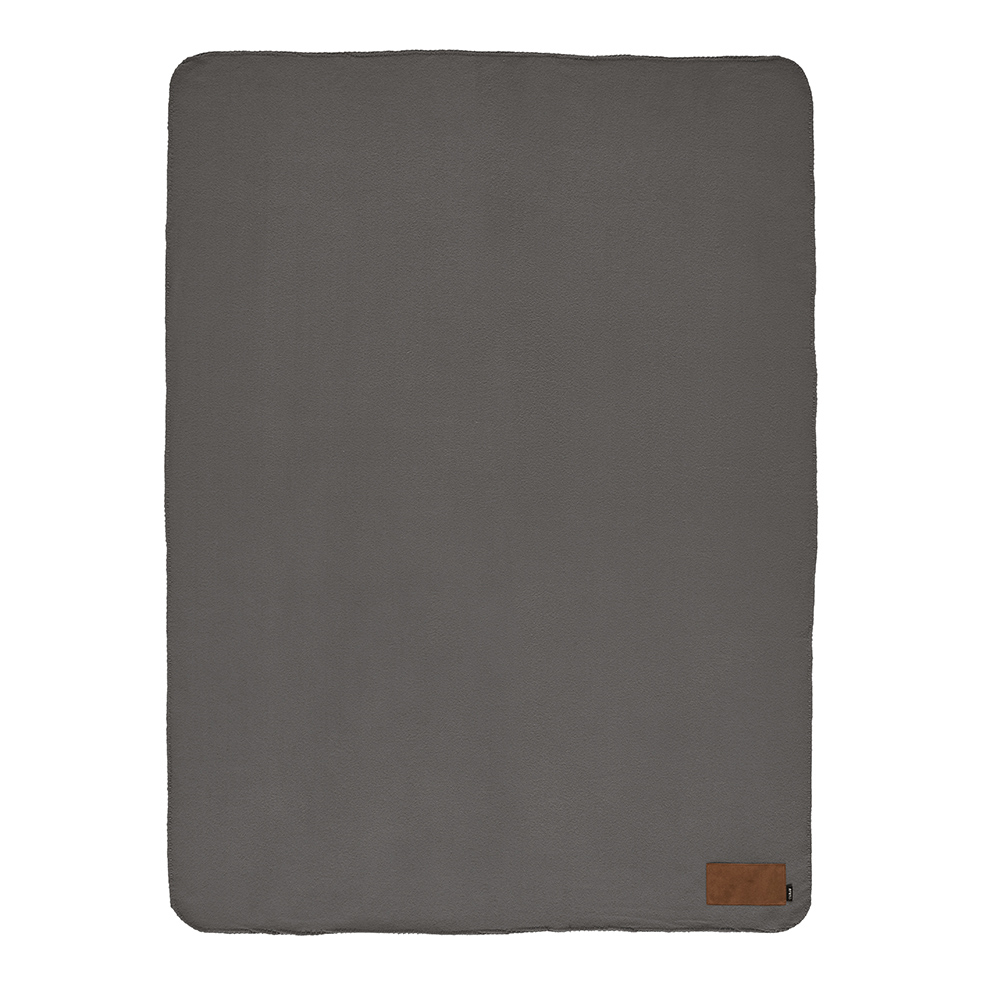 Plaid personnalisé 120x160cm rPET 180g Pollock Gris foncé